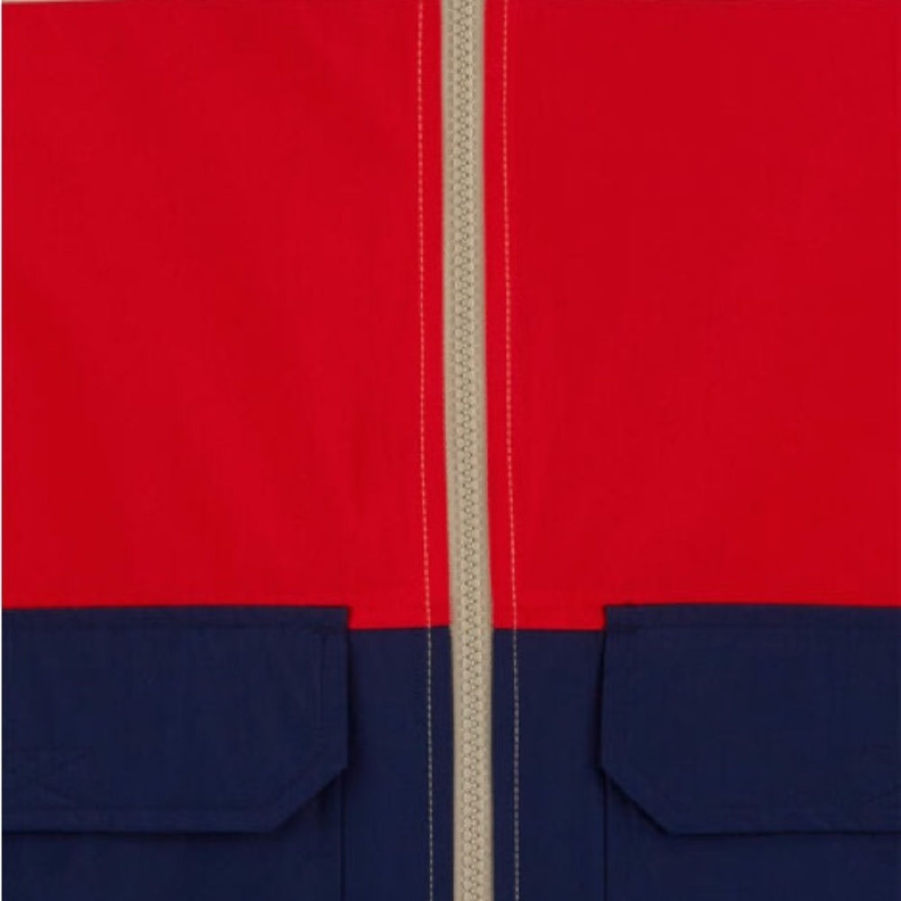 Carter's Red and Navy Kids Light Coat Raincoat NWOT Size 7 Boys Unisex - Picture 4 of 7